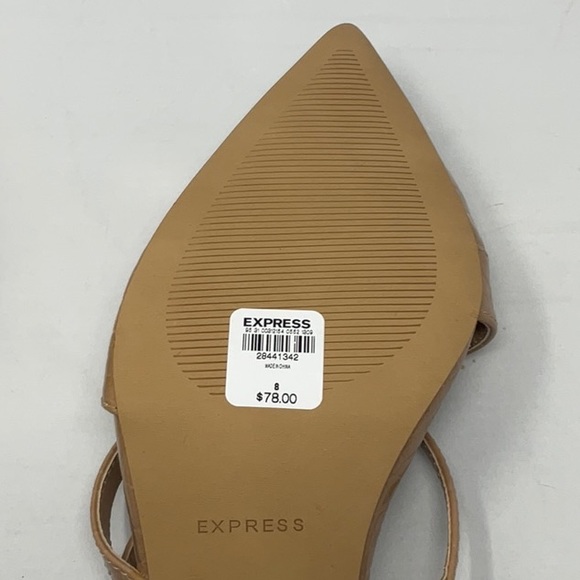 Express closed toe heeled sandals, size 8 - Picture 7 of 10